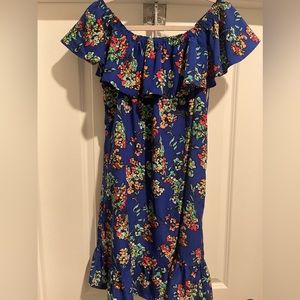 Floral Off the Shoulder Dress